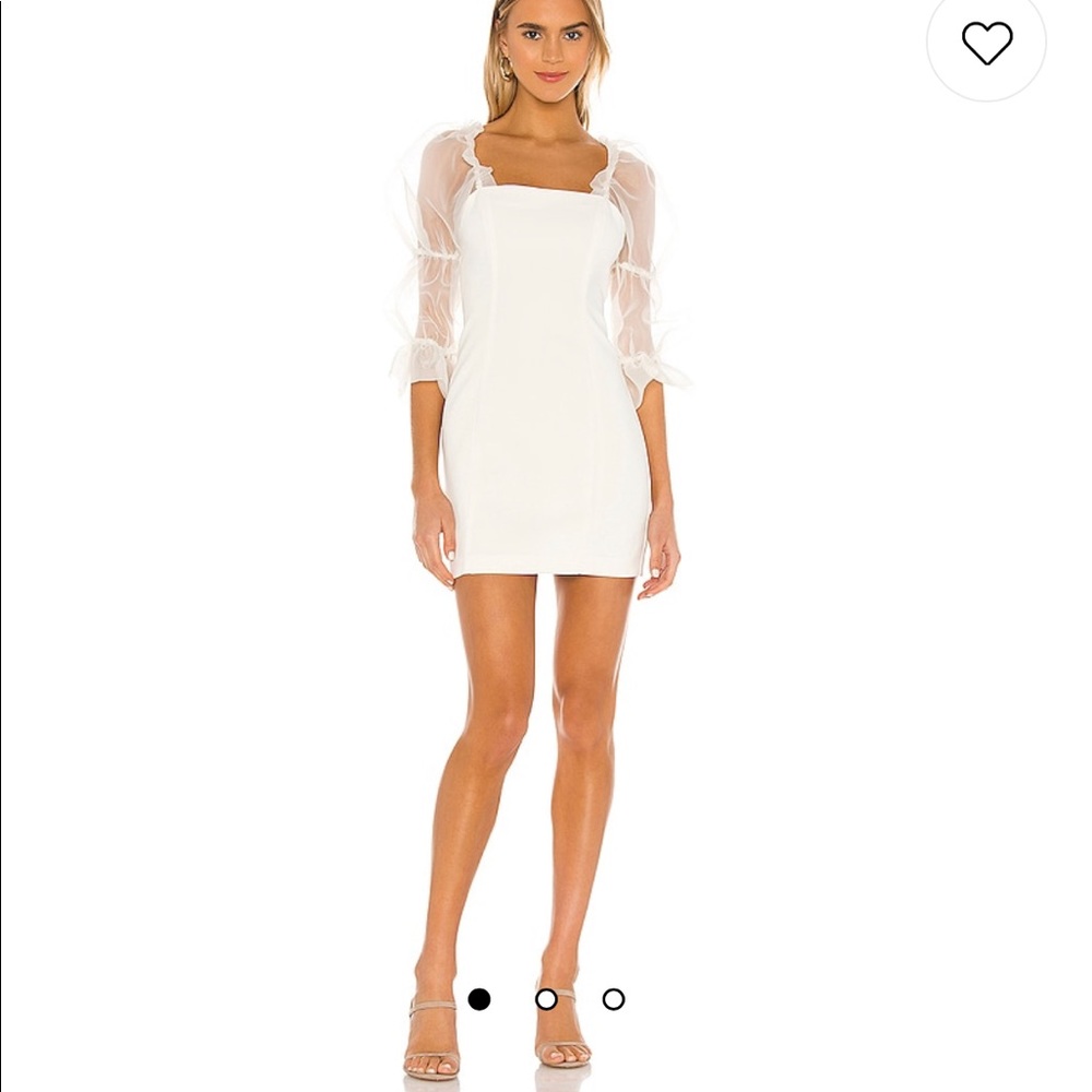 Amanda Uprichard Tia Dress in Ivory